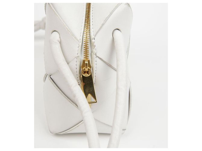 Bottega Veneta Mini borsa a tracolla cassette Bianco - vista 6