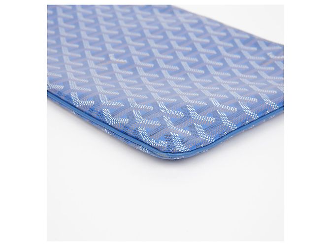 Goyard Clutch Sena MM Blu - vista 7