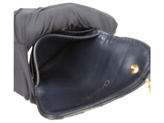 Saddle Dior Billetera con solapa de silla Azul - vista 10