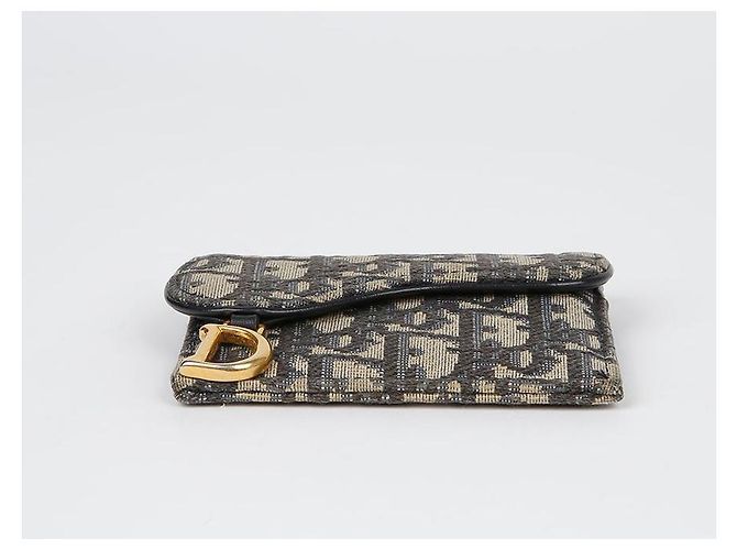 Saddle Dior Billetera con solapa de silla Azul - vista 6