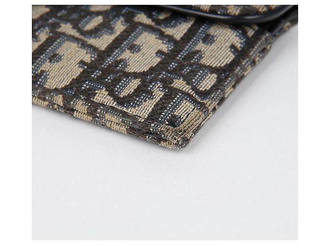 Saddle Dior Billetera con solapa de silla Azul - vista 7