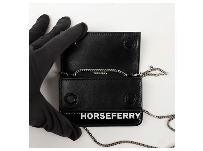 Burberry Billetera de cadena Hospeary Negro - vista 6