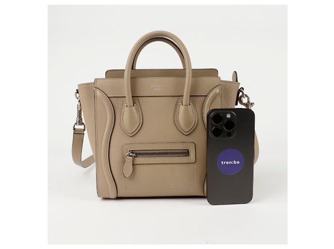 Luggage Céline Nano Tote Schultertasche - Ansicht 12