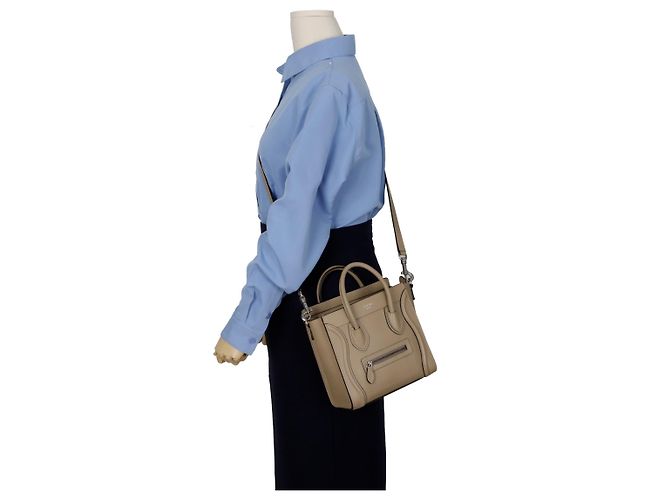 Luggage Céline Nano Tote Schultertasche - Ansicht 15