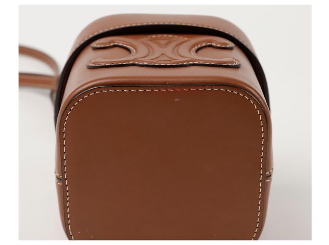 Céline Borsa a spalla incrociata Triope Small Marrone - vista 7
