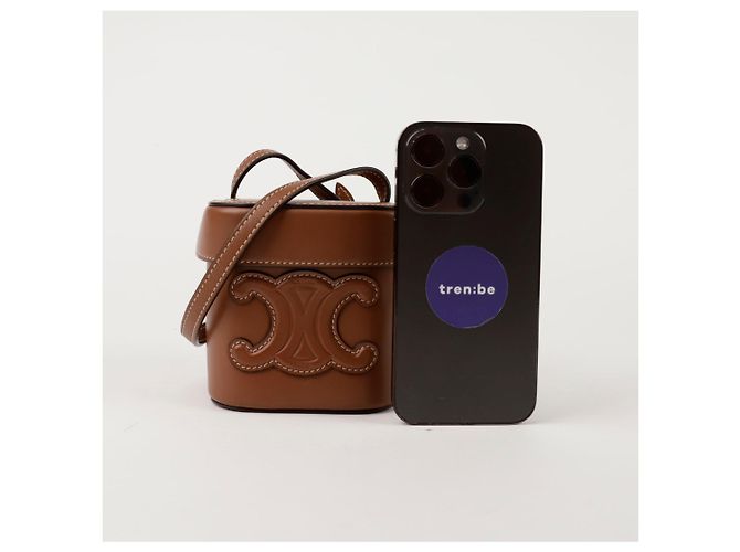 Céline Borsa a spalla incrociata Triope Small Marrone - vista 8