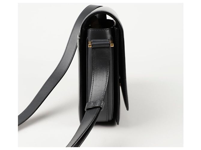 Saint Laurent Borsa a tracolla LE Saddle Shoulder Marrone - vista 6