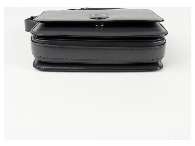 Saint Laurent Borsa a tracolla LE Saddle Shoulder Marrone - vista 7