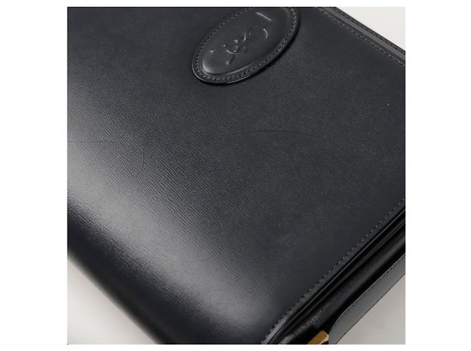 Saint Laurent Borsa a tracolla LE Saddle Shoulder Marrone - vista 8
