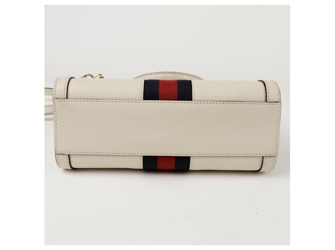Gucci Borsa a Spalla Ophidia Small Tote Bianco - vista 10
