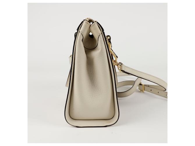 Gucci Borsa a Spalla Ophidia Small Tote Bianco - vista 4