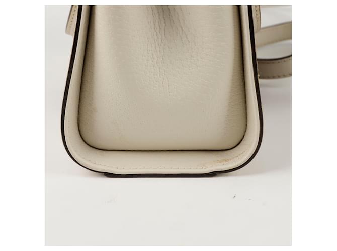 Gucci Borsa a Spalla Ophidia Small Tote Bianco - vista 5