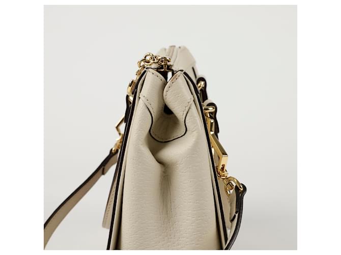 Gucci Borsa a Spalla Ophidia Small Tote Bianco - vista 9