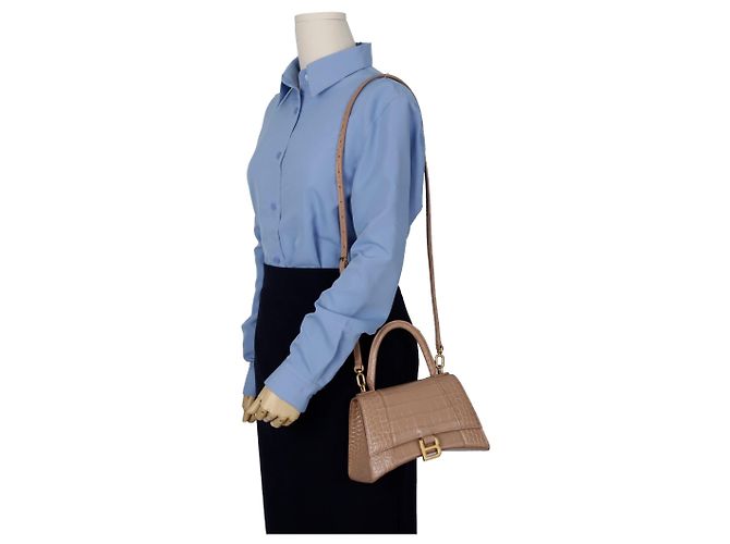 Balenciaga Borsa a Spalla Hourglass Small Tote - vista 14