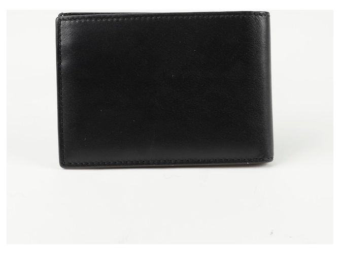 Saint Laurent Portafoglio Slim con Logo Nero - vista 2