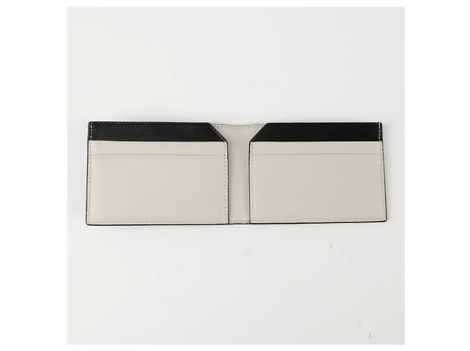 Saint Laurent Portafoglio Slim con Logo Nero - vista 7