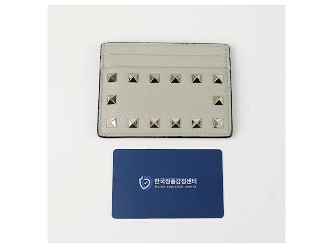Valentino Tarjetero Rockstud Castaño - vista 9