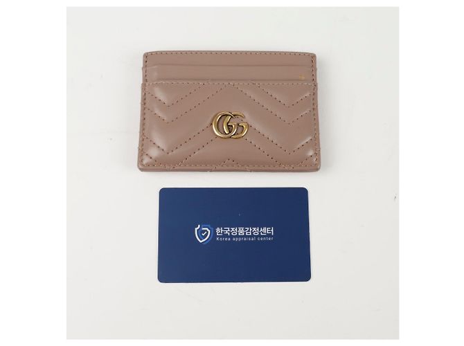 Gucci GG Marmont Kartenetui Pink - Ansicht 9
