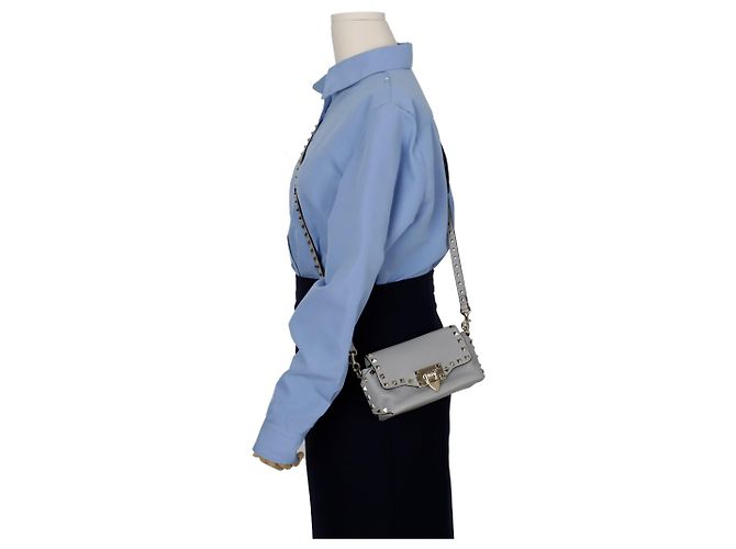 Valentino Rockstud Mini Schultertasche Braun - Ansicht 11
