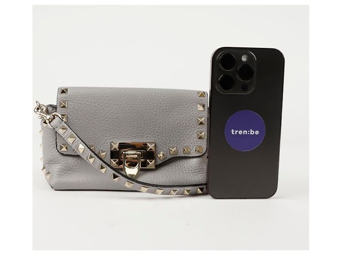 Valentino Rockstud Mini Schultertasche Braun - Ansicht 7