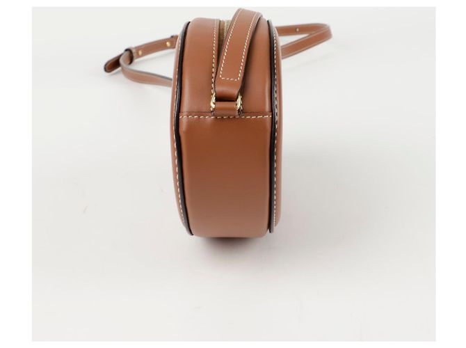 Céline Triope Oval Pulse Schultertasche Braun - Ansicht 3
