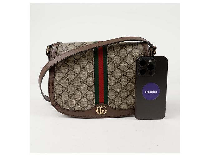 Gucci Bolso Cruzado Ophidia Pequeño - vista 10