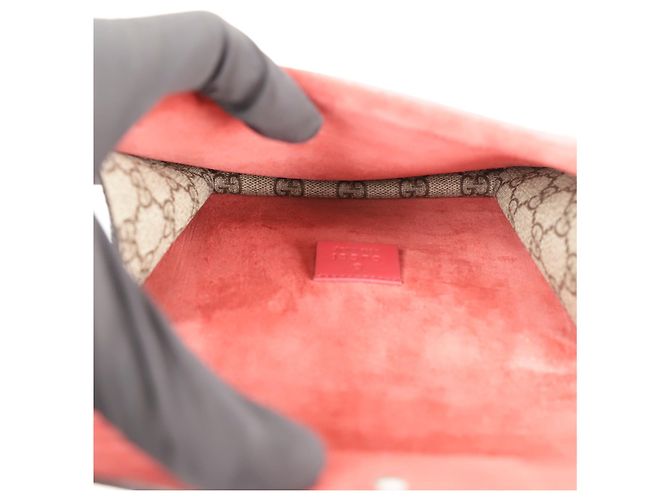 Gucci Borsa a tracolla mini catena Dionysus Rosso - vista 10