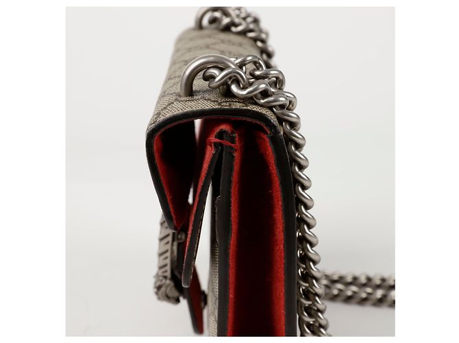 Gucci Borsa a tracolla mini catena Dionysus Rosso - vista 4