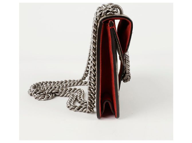 Gucci Borsa a tracolla mini catena Dionysus Rosso - vista 7