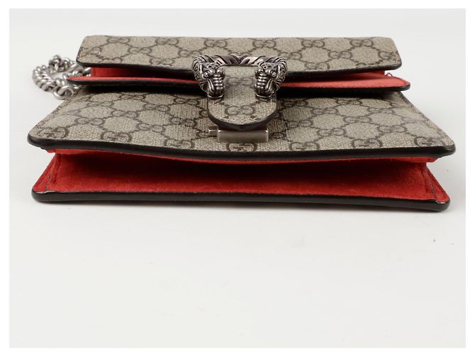 Gucci Borsa a tracolla mini catena Dionysus Rosso - vista 8