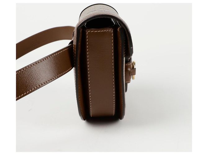 Gucci Runder Gurtbeutel Horsebit Braun - Ansicht 6