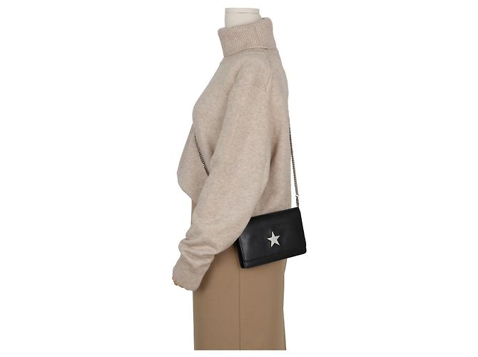 Givenchy Borsa a Spalla Crossbody Pandora Star WOC Nero - vista 12