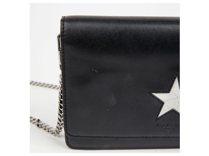 Givenchy Borsa a Spalla Crossbody Pandora Star WOC Nero - vista 3