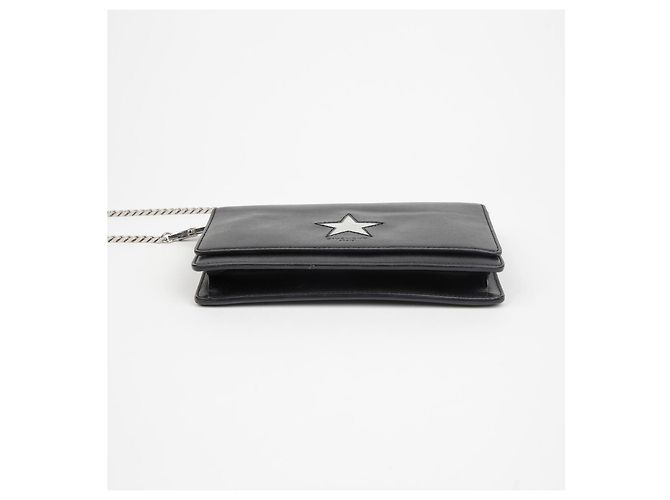 Givenchy Borsa a Spalla Crossbody Pandora Star WOC Nero - vista 6
