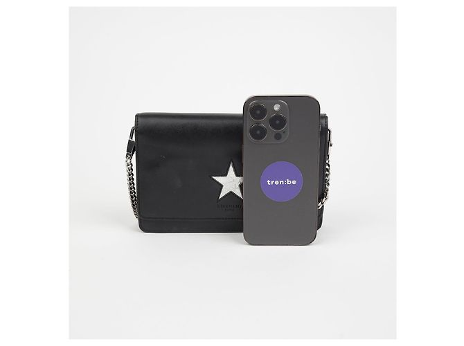 Givenchy Borsa a Spalla Crossbody Pandora Star WOC Nero - vista 8