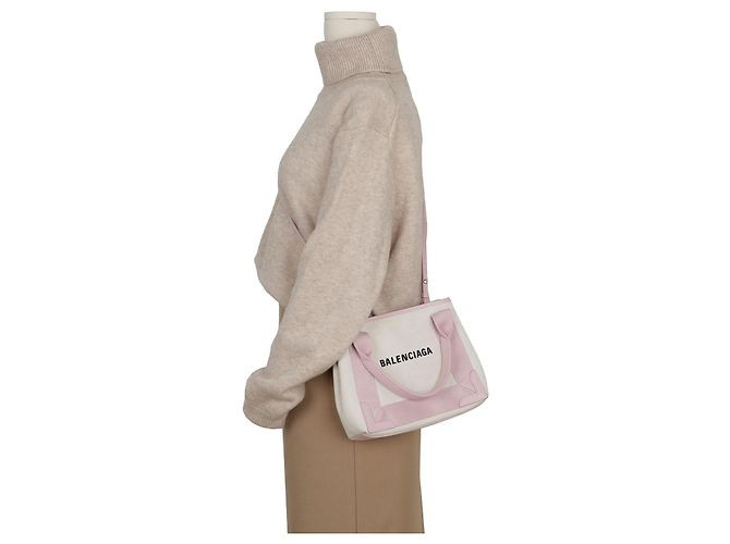 Balenciaga Borsa a spalla Cabas XS Rosa - vista 11