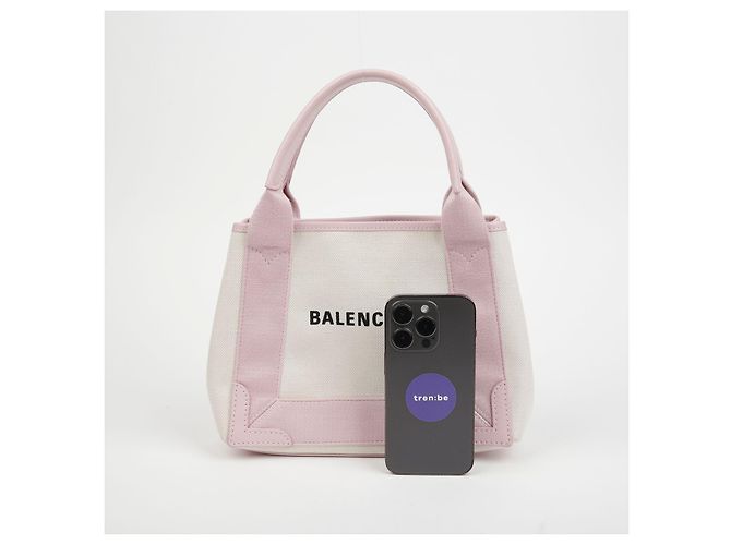 Balenciaga Borsa a spalla Cabas XS Rosa - vista 9
