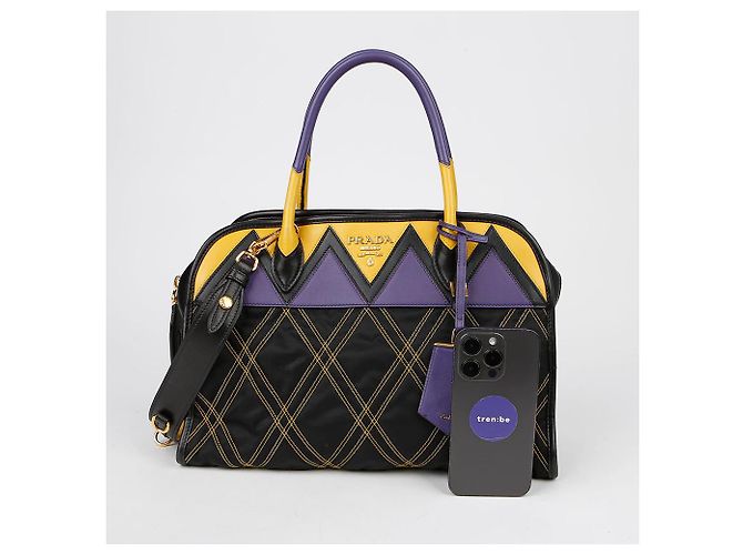 Prada Tote Schultertasche Mehrfarben - Ansicht 11