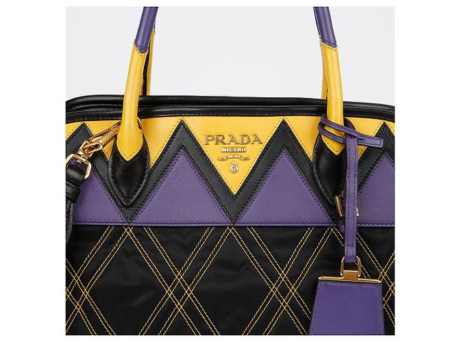 Prada Tote Schultertasche Mehrfarben - Ansicht 3