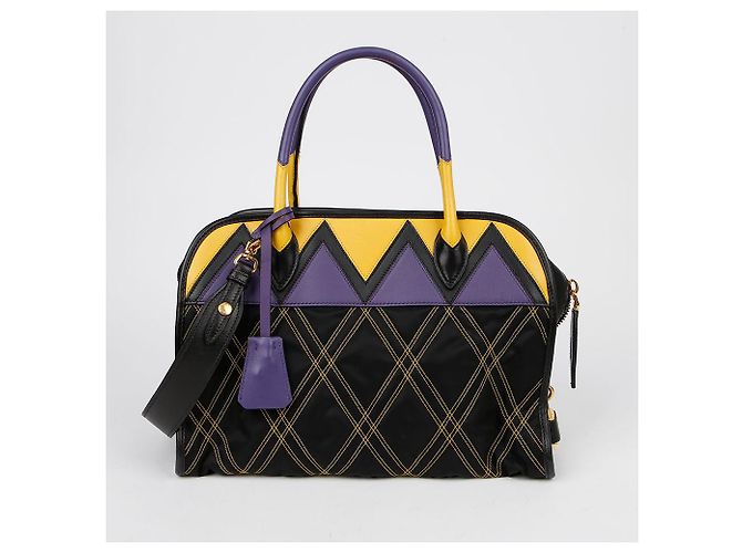 Prada Tote Schultertasche Mehrfarben - Ansicht 5