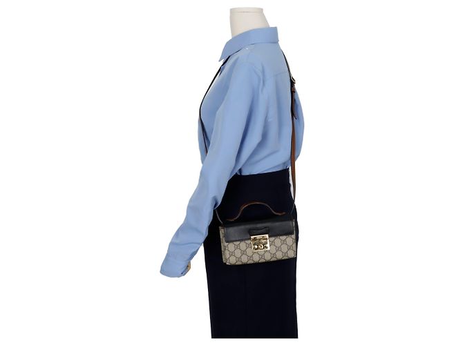 Padlock Gucci Borsa mini a manico superiore con lucchetto Nero - vista 11