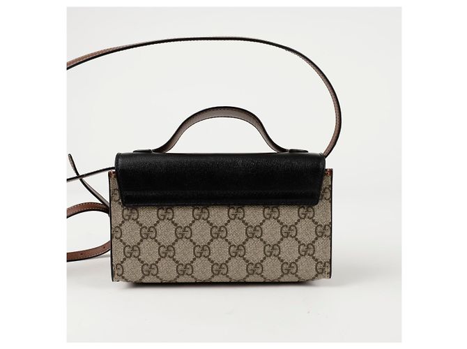 Padlock Gucci Borsa mini a manico superiore con lucchetto Nero - vista 4