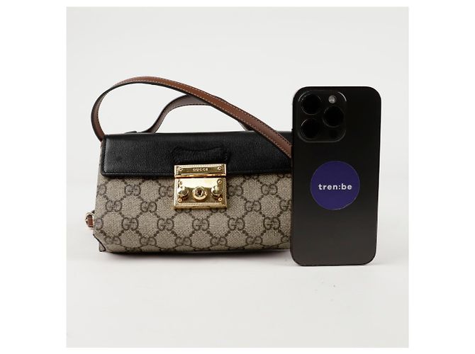 Padlock Gucci Borsa mini a manico superiore con lucchetto Nero - vista 8