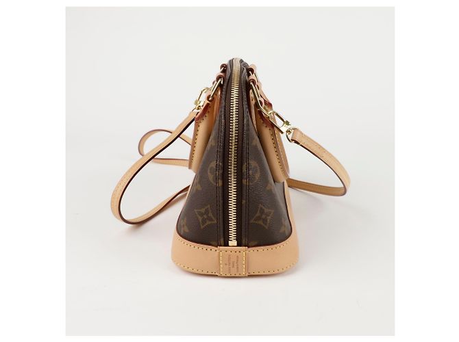Louis Vuitton Borsa a Spalla Alma BB Marrone - vista 3