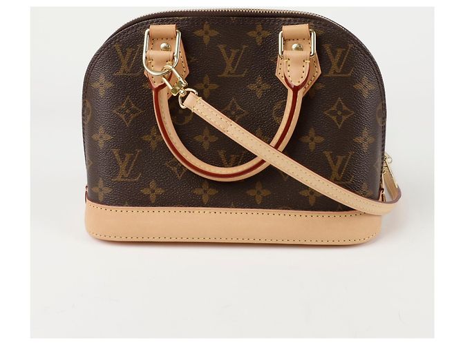 Louis Vuitton Borsa a Spalla Alma BB Marrone - vista 4
