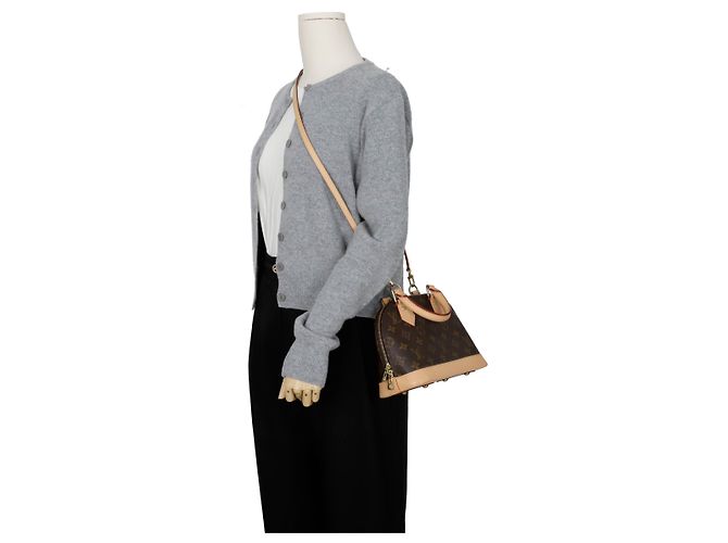 Louis Vuitton Borsa a Spalla Alma BB Marrone - vista 9