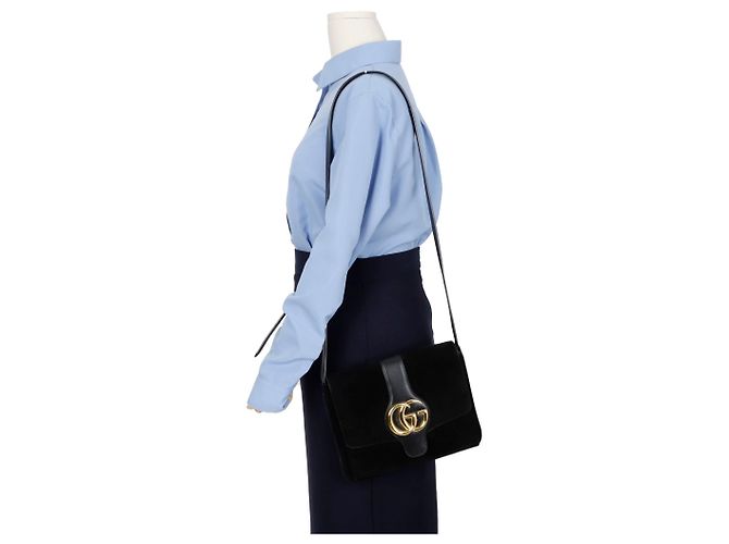 Gucci Borsa a spalla media Ally Nero - vista 15