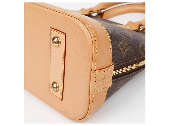 Louis Vuitton Borsa a Spalla Alma BB Marrone - vista 9