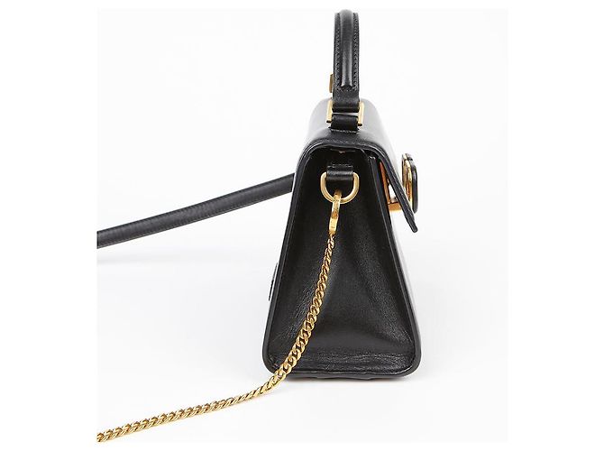 Valentino Borsa a Spalla V-Sling Small Tote Nero - vista 5
