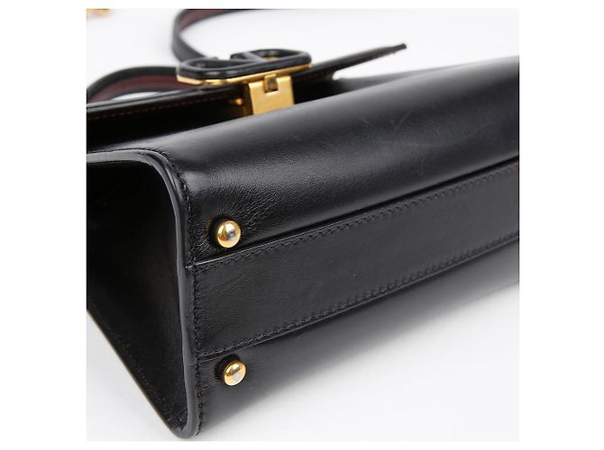 Valentino Borsa a Spalla V-Sling Small Tote Nero - vista 8